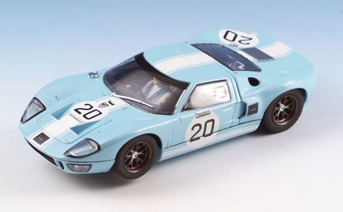 SCALEXTRIC Ford GT 40 GB blue # 20